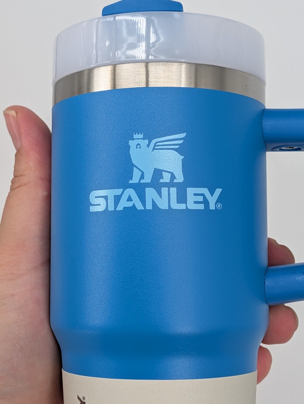 New STANLEY Quencher H2.0 Tumbler bottle cup with straw lunch 14oz azure blue - Picture 3 of 10
